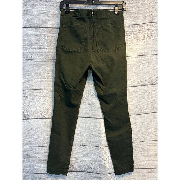 J.Crew Dannie Skinny Fit Olive Green Pants Size 4 - Picture 3 of 3